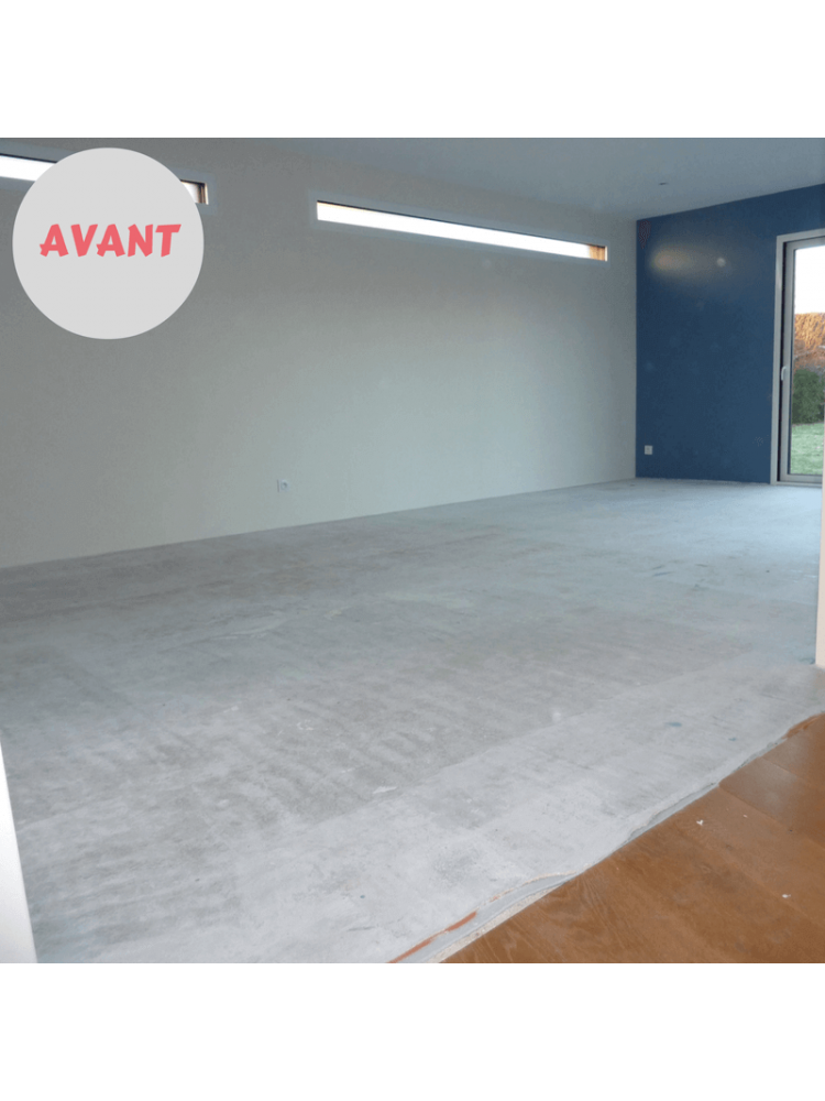 Kit complet béton ciré sol - Rénovez votre sol intérieur en béton ciré